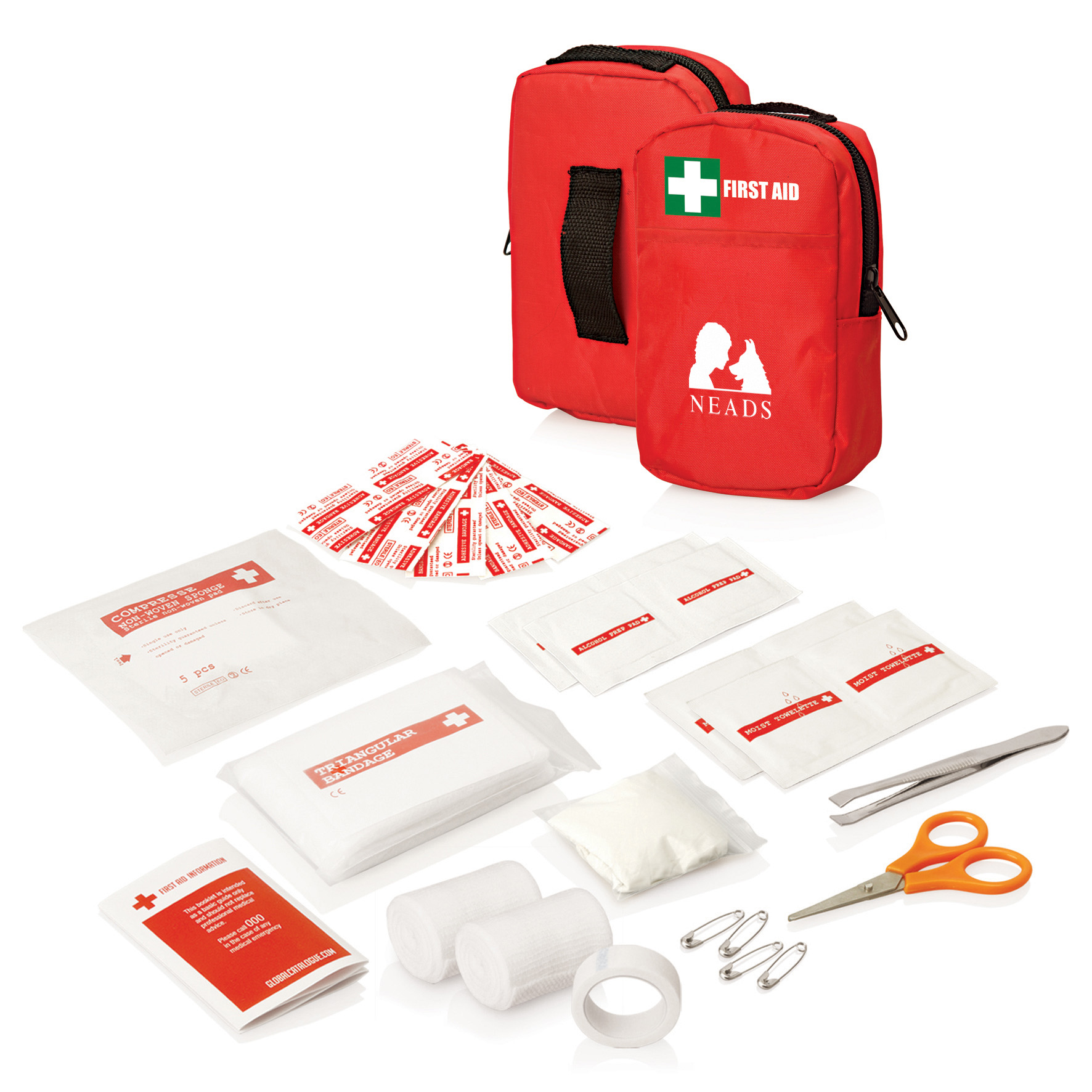 30pc First Aid Kit FA112 | Red