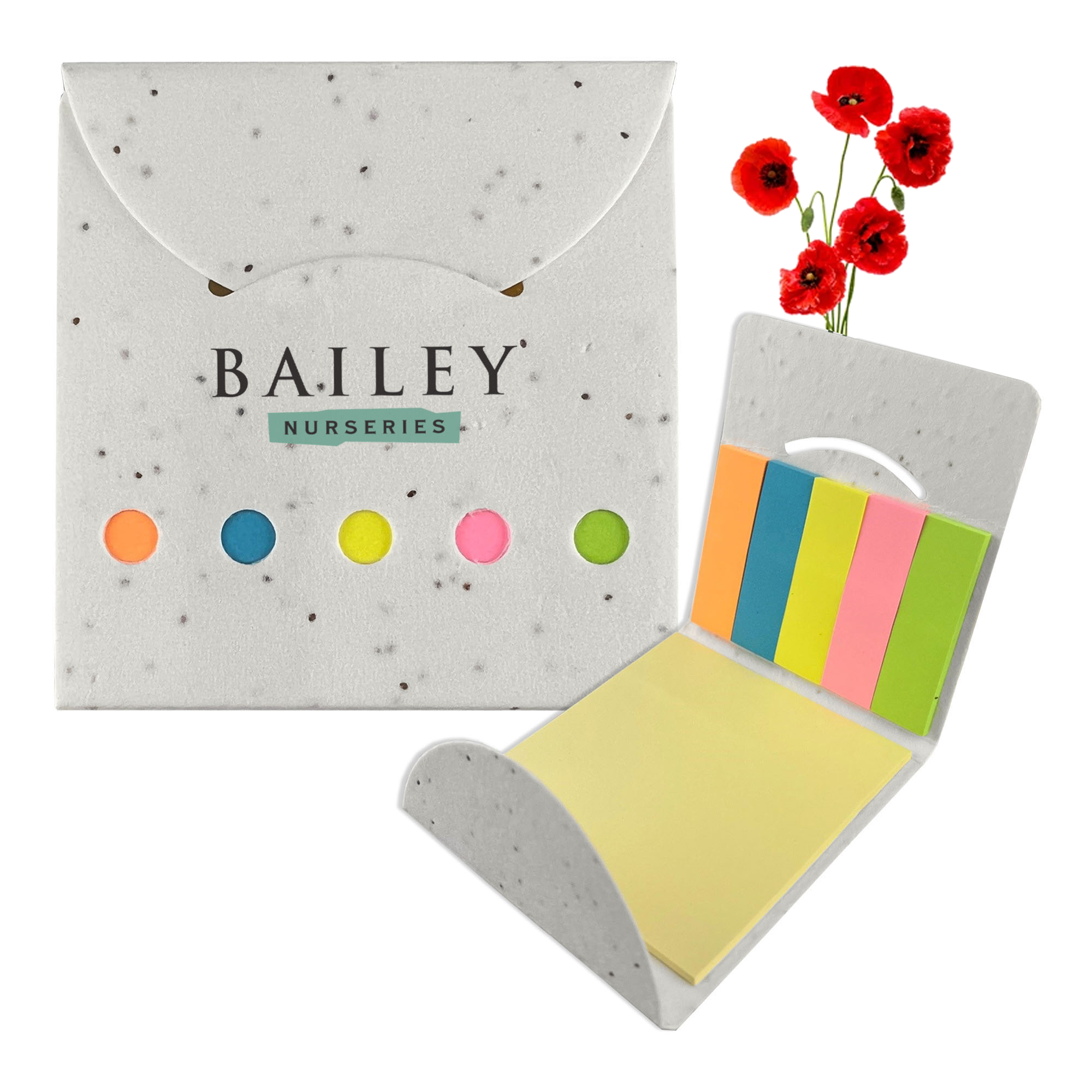 Corn Poppy Seed Sticky Note Pad MH019