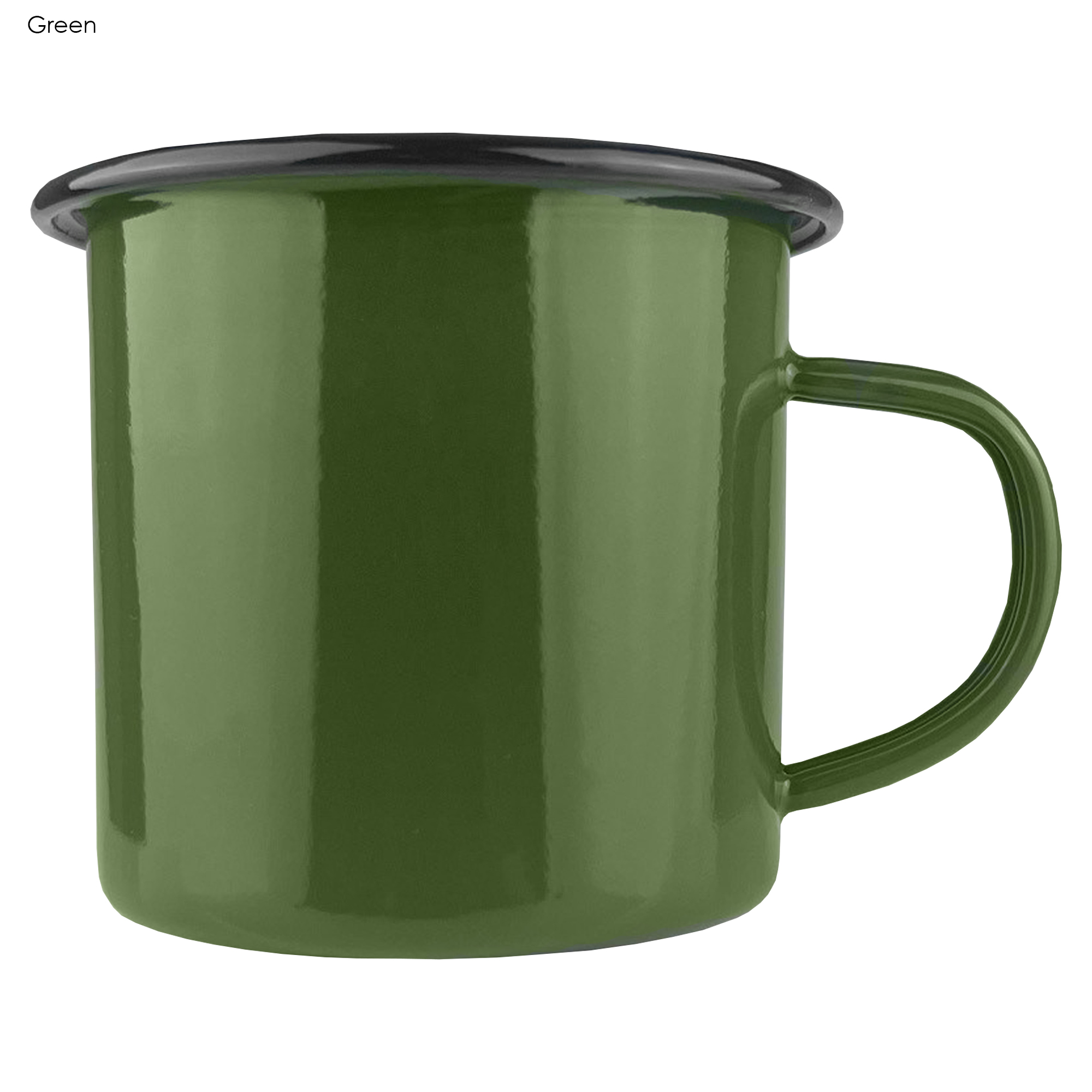 Enamel Camper Mug MS037 | Green