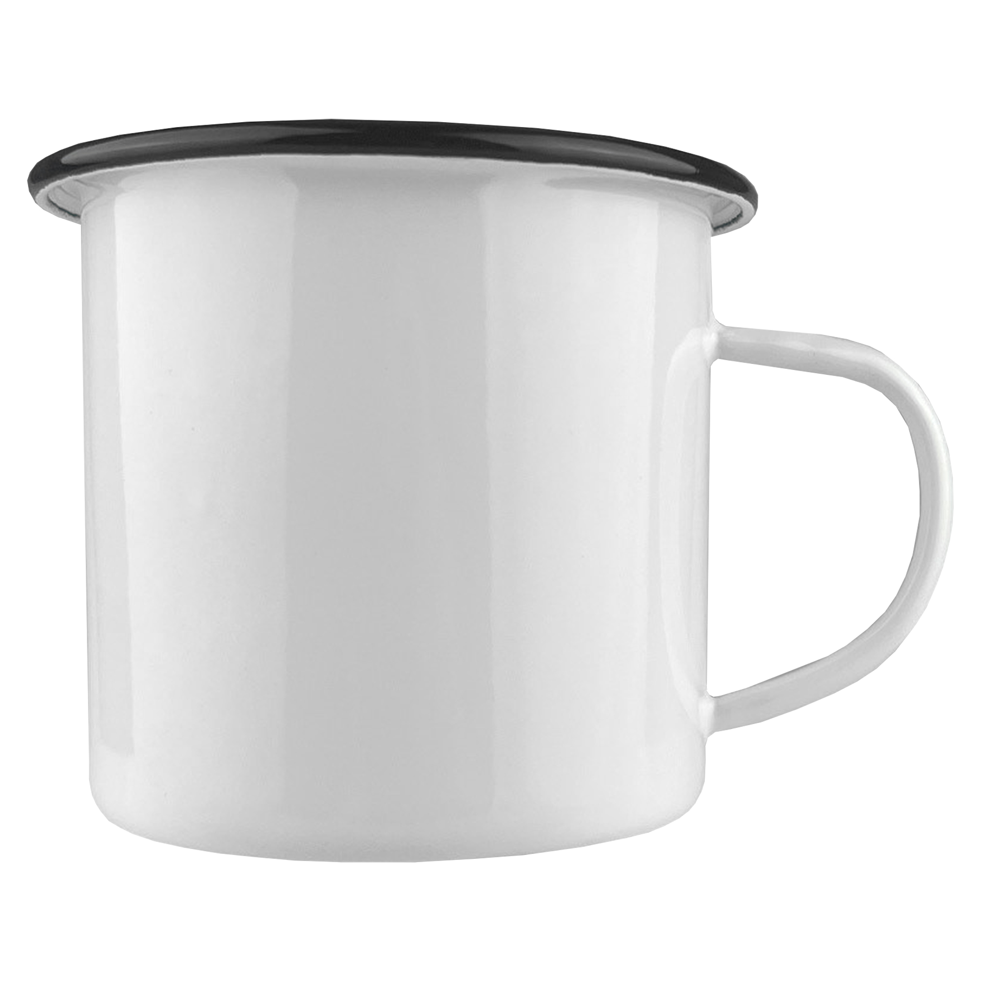 Enamel Camper Mug MS037 | White