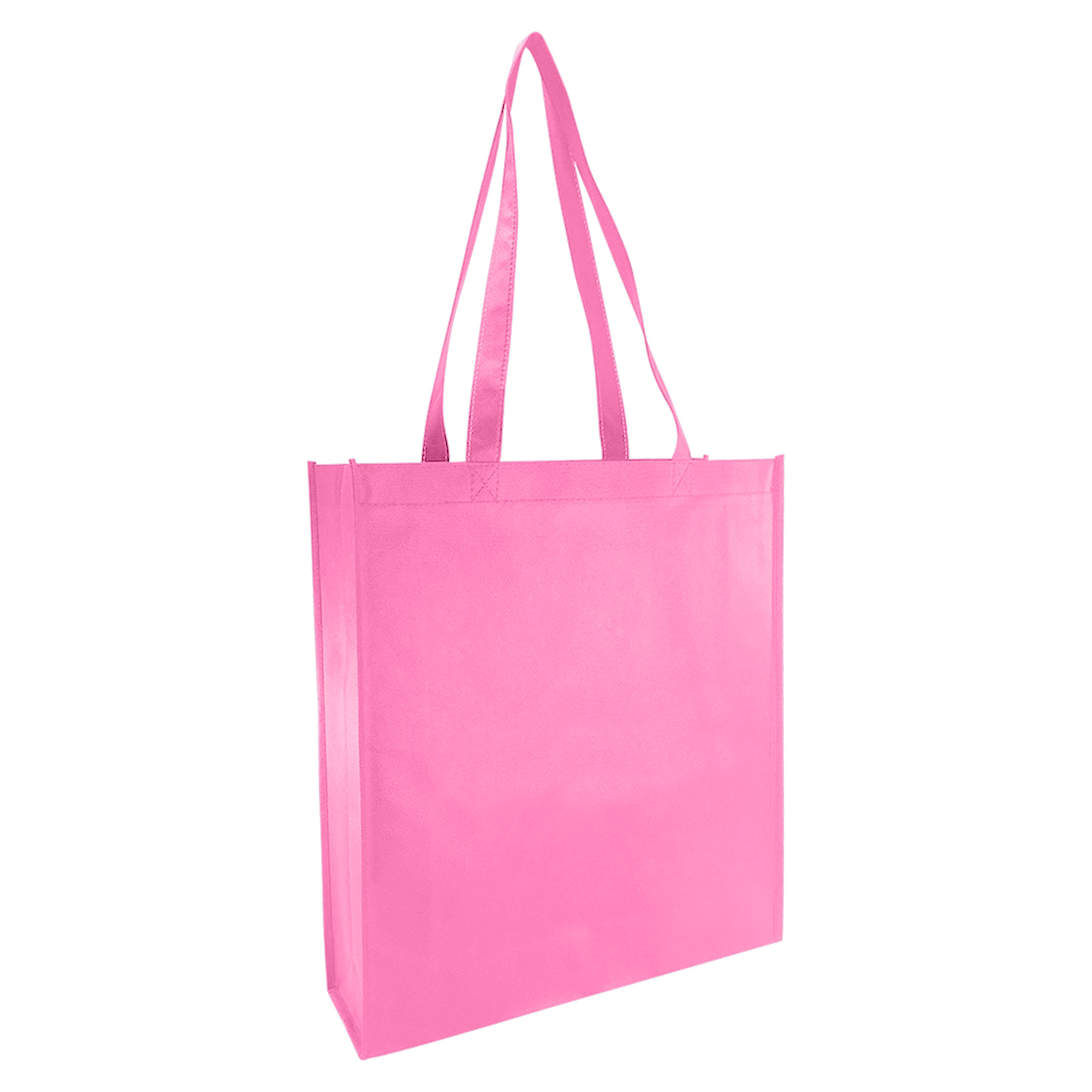 Non Woven Bag with Large Gusset NWB004 | Hot Pink