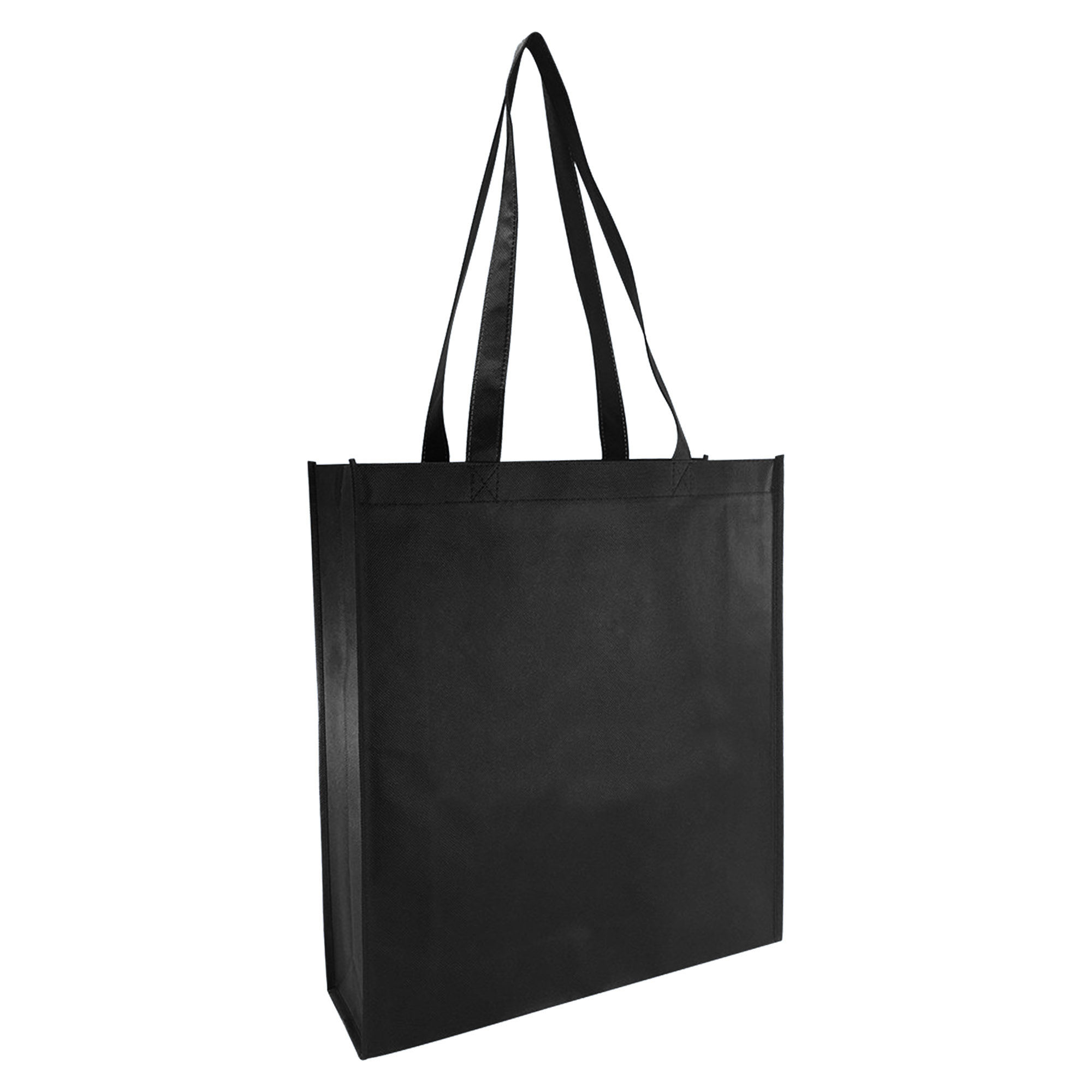 Non Woven Bag with Large Gusset NWB004 | Black