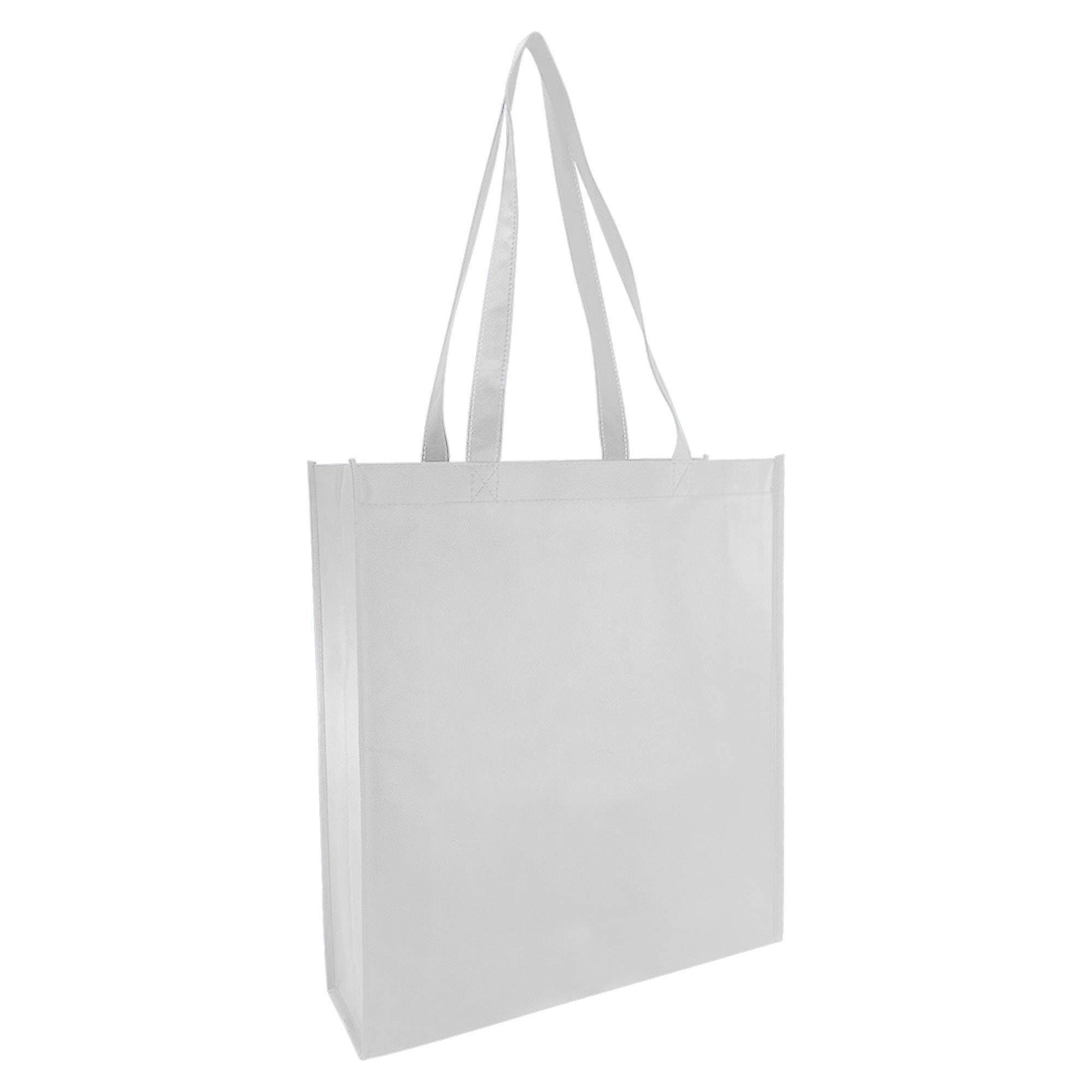 Non Woven Bag with Large Gusset NWB004 | White