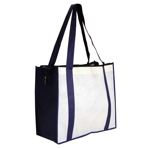 Non Woven Large Zipped Shopping Bag NWB017-Offshore