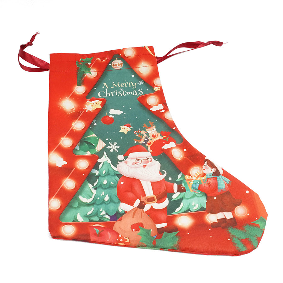 Santa Sock Gift Tote OA034