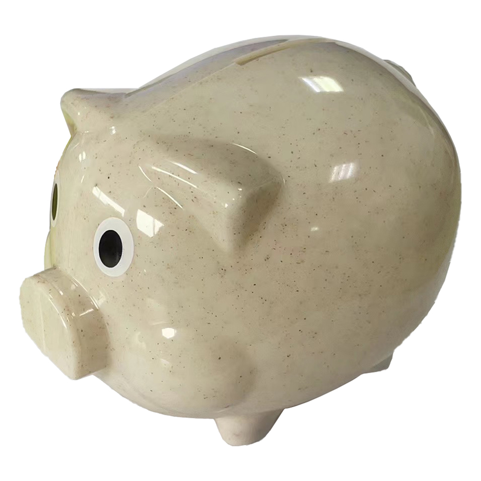 Wheat Straw Piggy Bank PGB001 | Main Unbranded