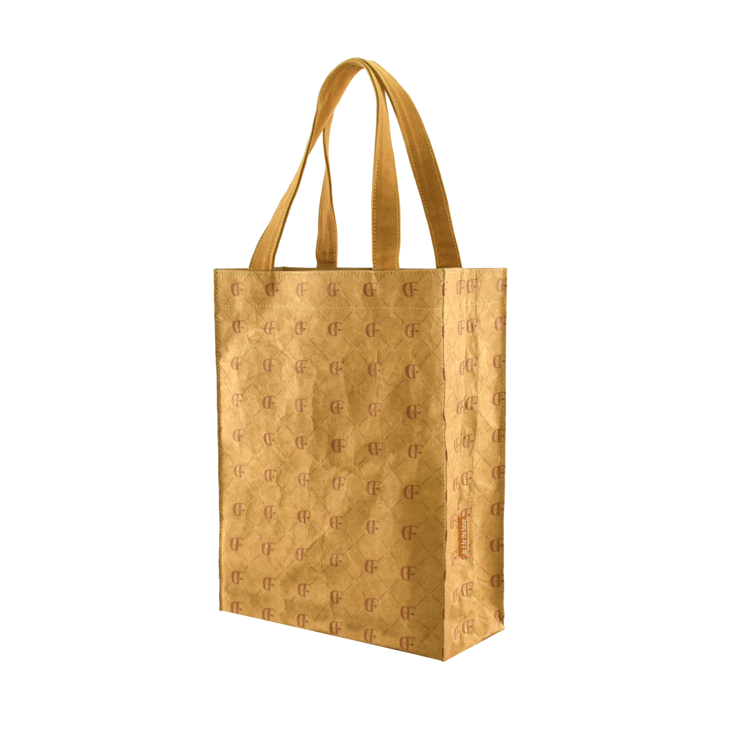 Amenda Kraft Paper Tote Bag PPB035 | Natural