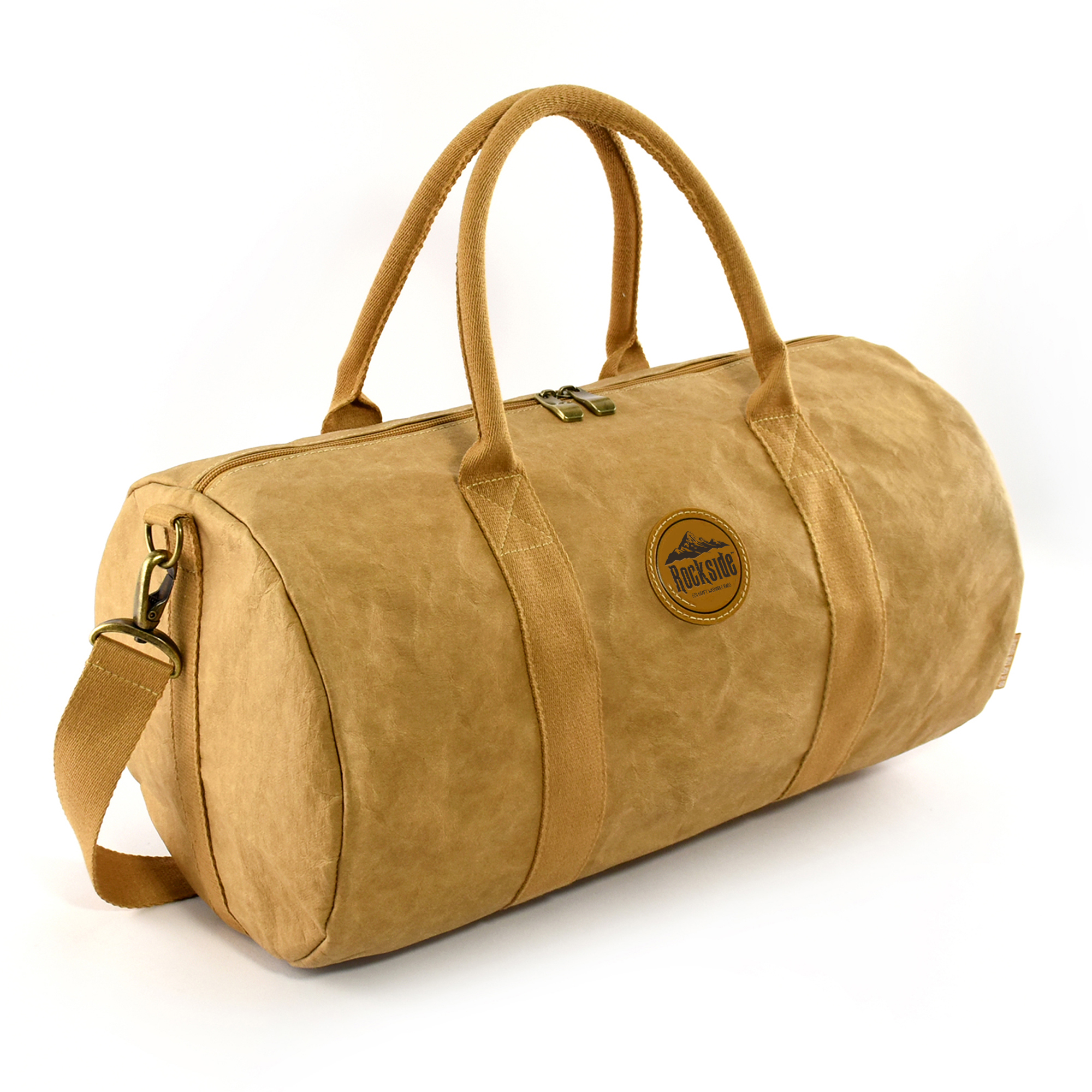 Jakob Kraft Paper Duffle Bag PPB040 | Natural