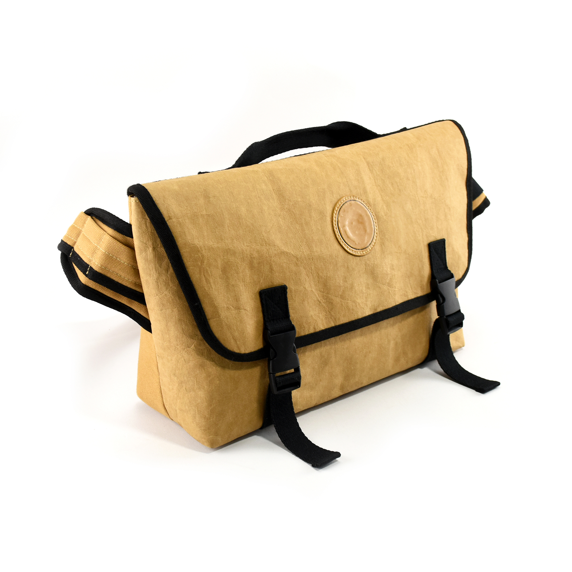 The Post Kraft Paper Laptop Messenger Bag PPB042 | Natural