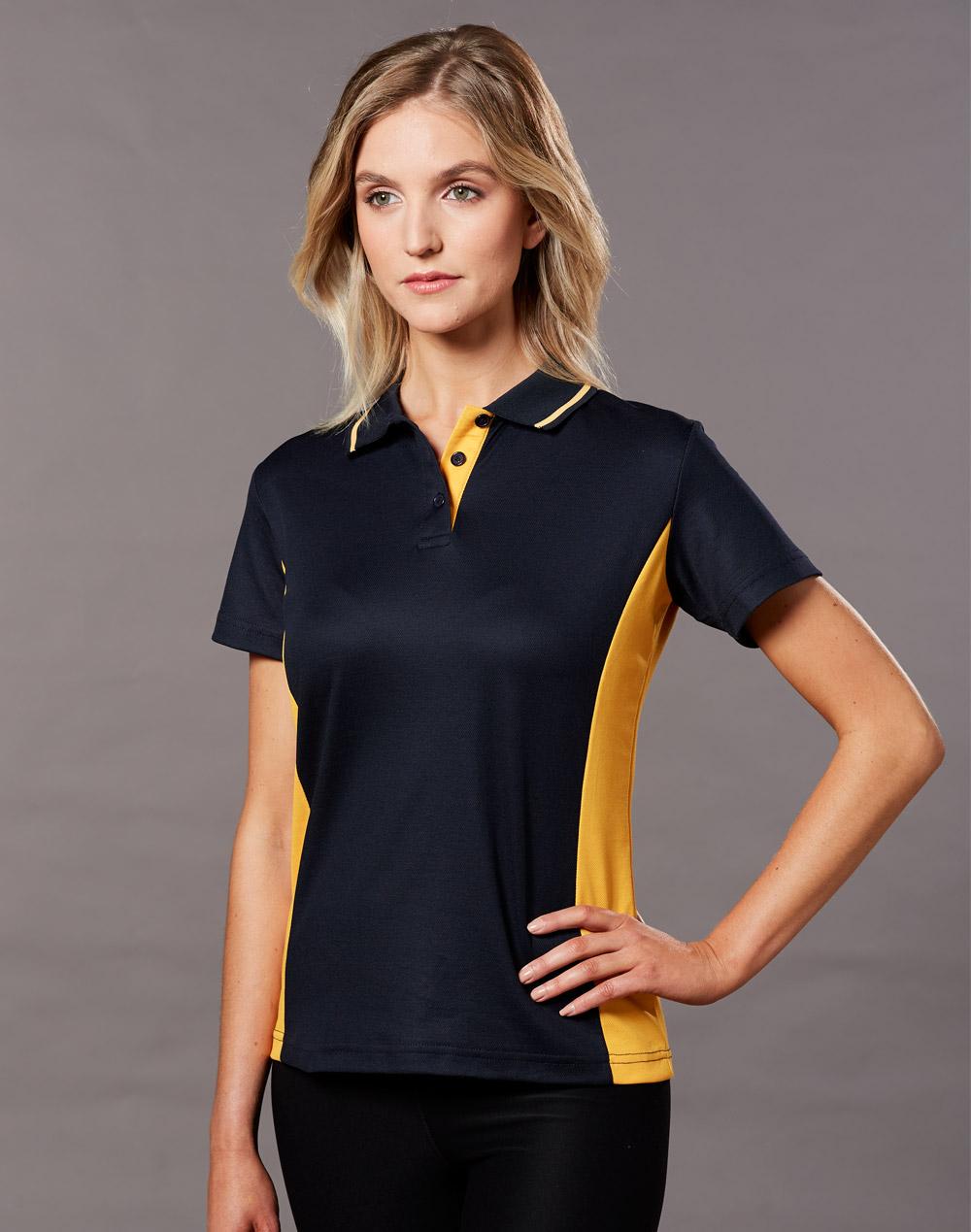 Ladies TrueDry Contrast Short Sleeve Polo PS74