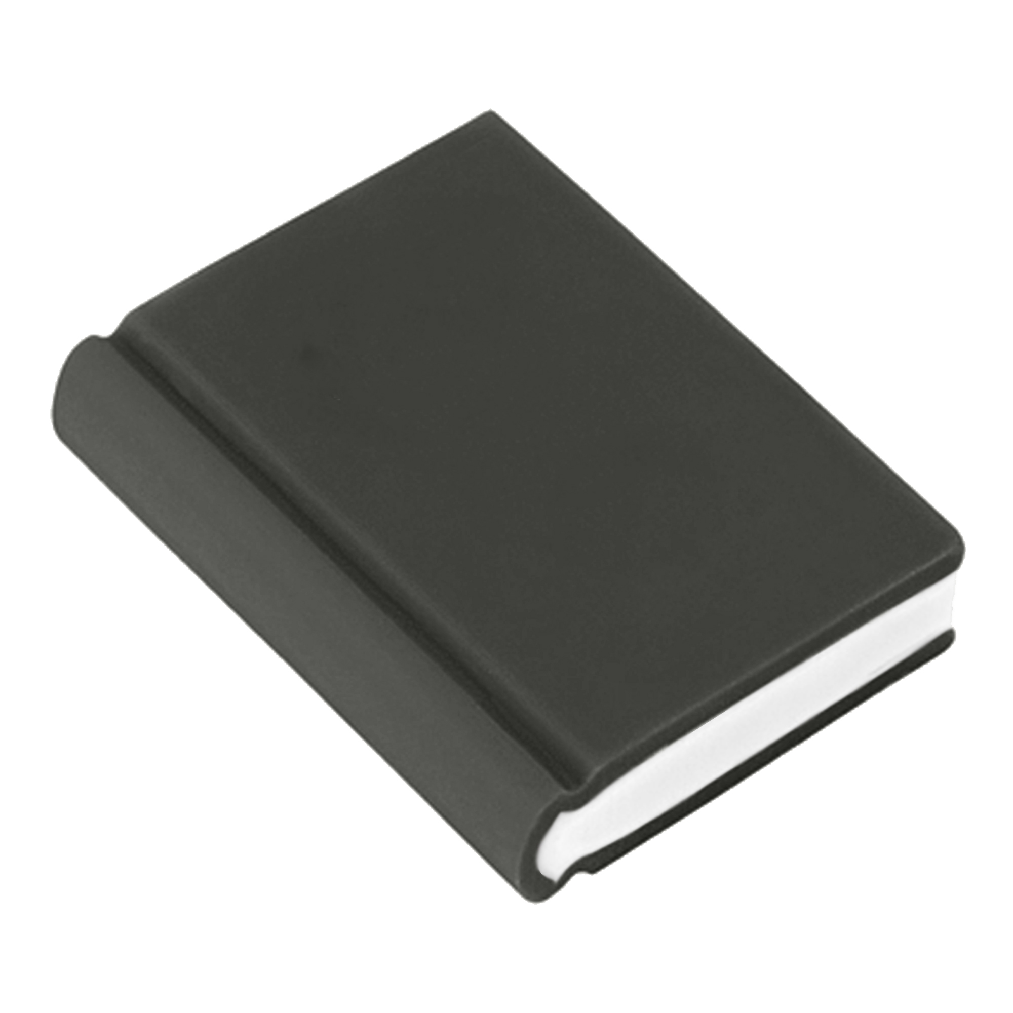 Book Shaped Rubber Eraser RB006 | Black