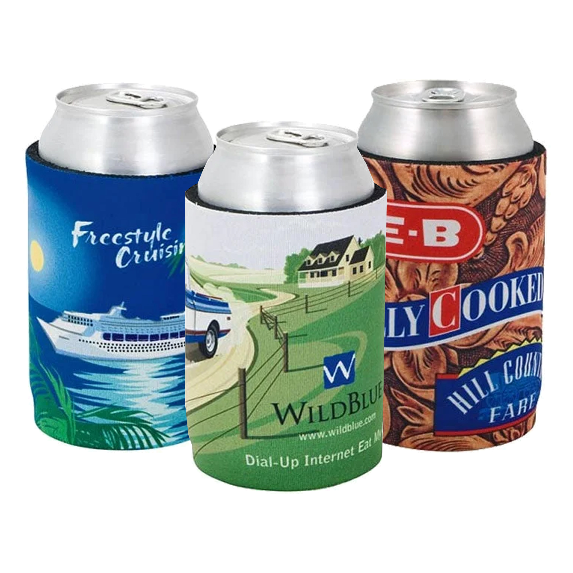 Classic Foam Stubby Cooler - Full Colour SH004