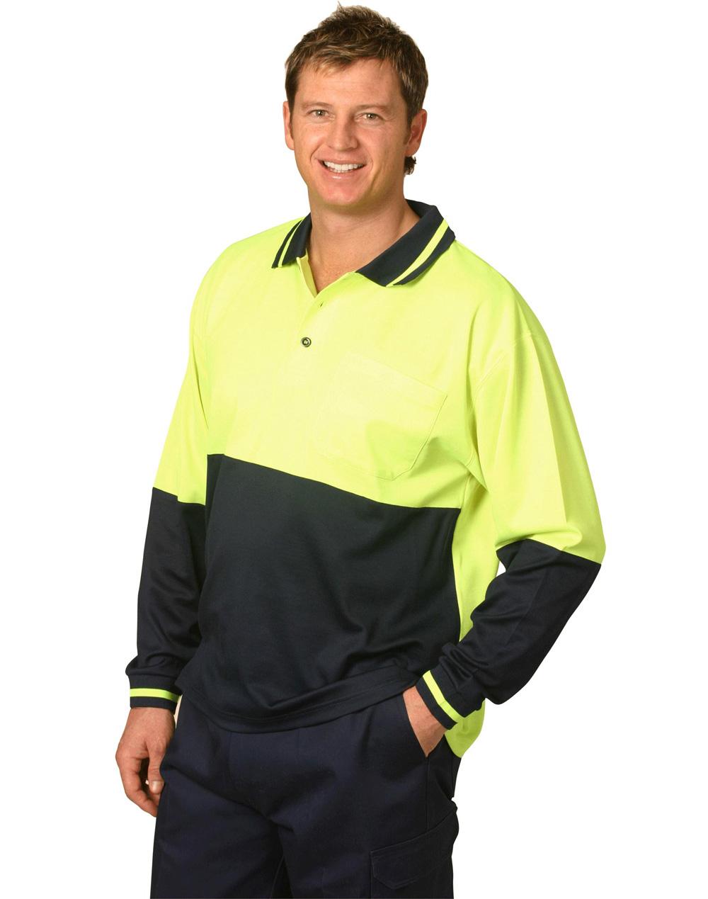 TrueDry Long Sleeve Safety Polo SW11