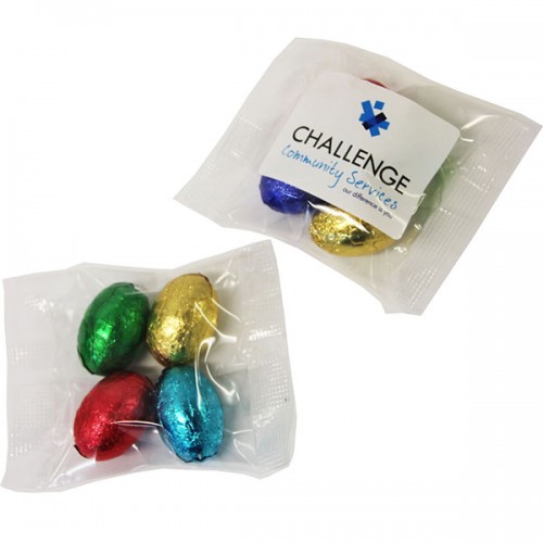 Mini Solid Easter Eggs in Bag x4 Eggs CCE003