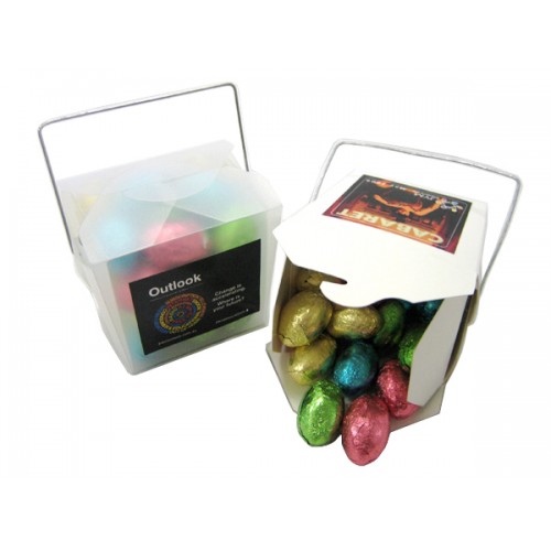 White Noodle Box with Easter Eggs CCE008